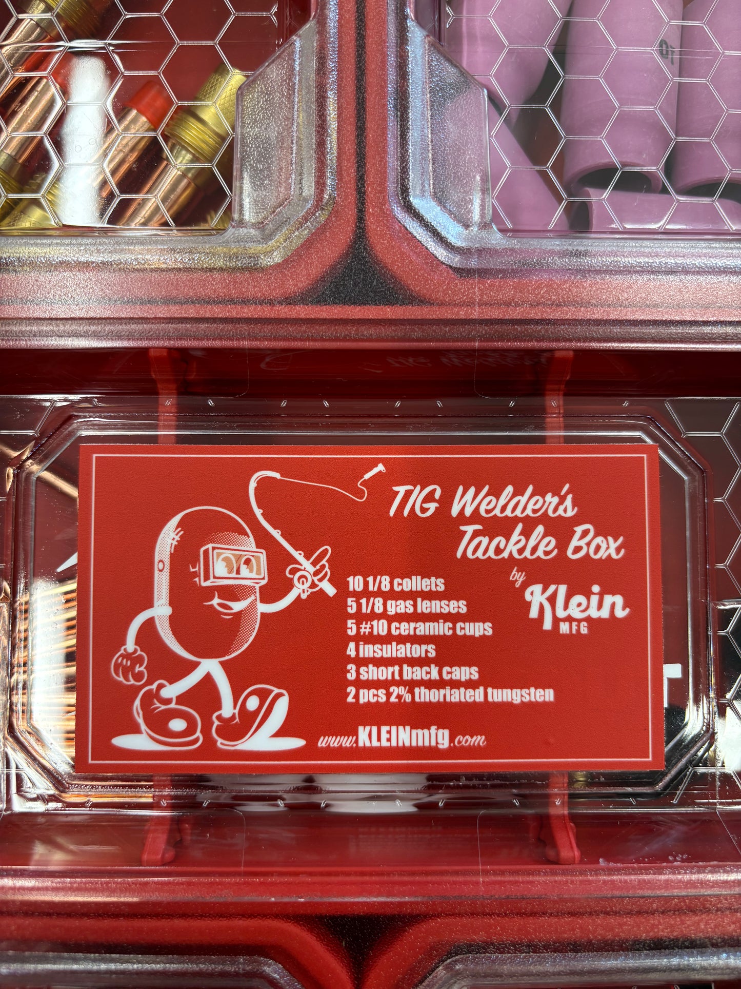 TIG Welder's Tackle Box consumables Pack-Out