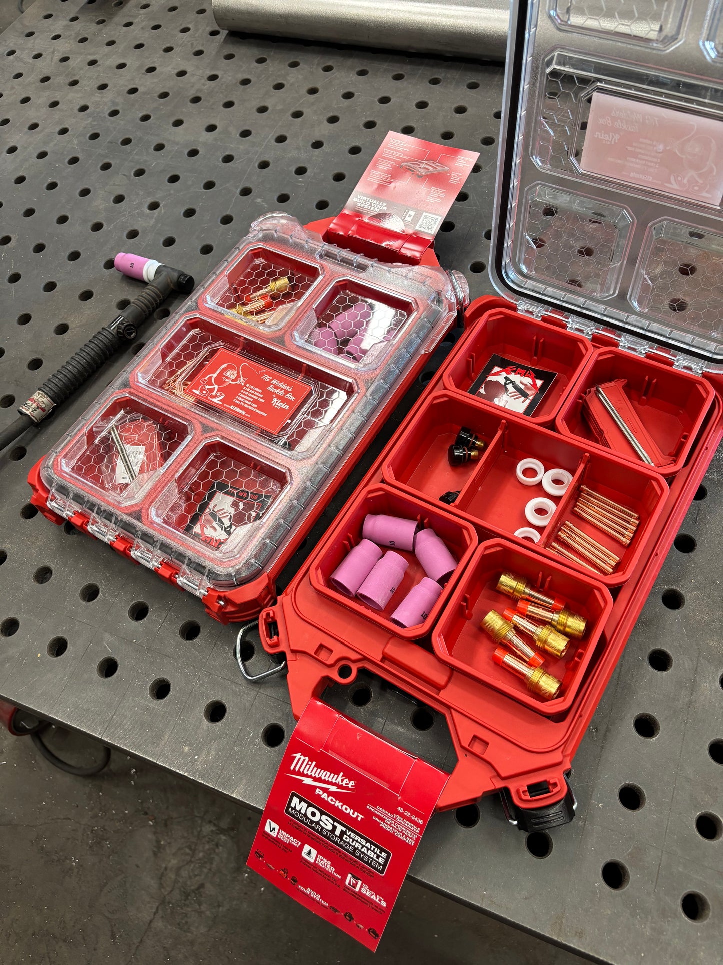 TIG Welder's Tackle Box consumables Pack-Out