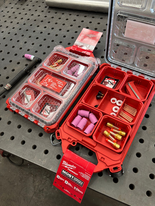 TIG Welder's Tackle Box consumables Pack-Out