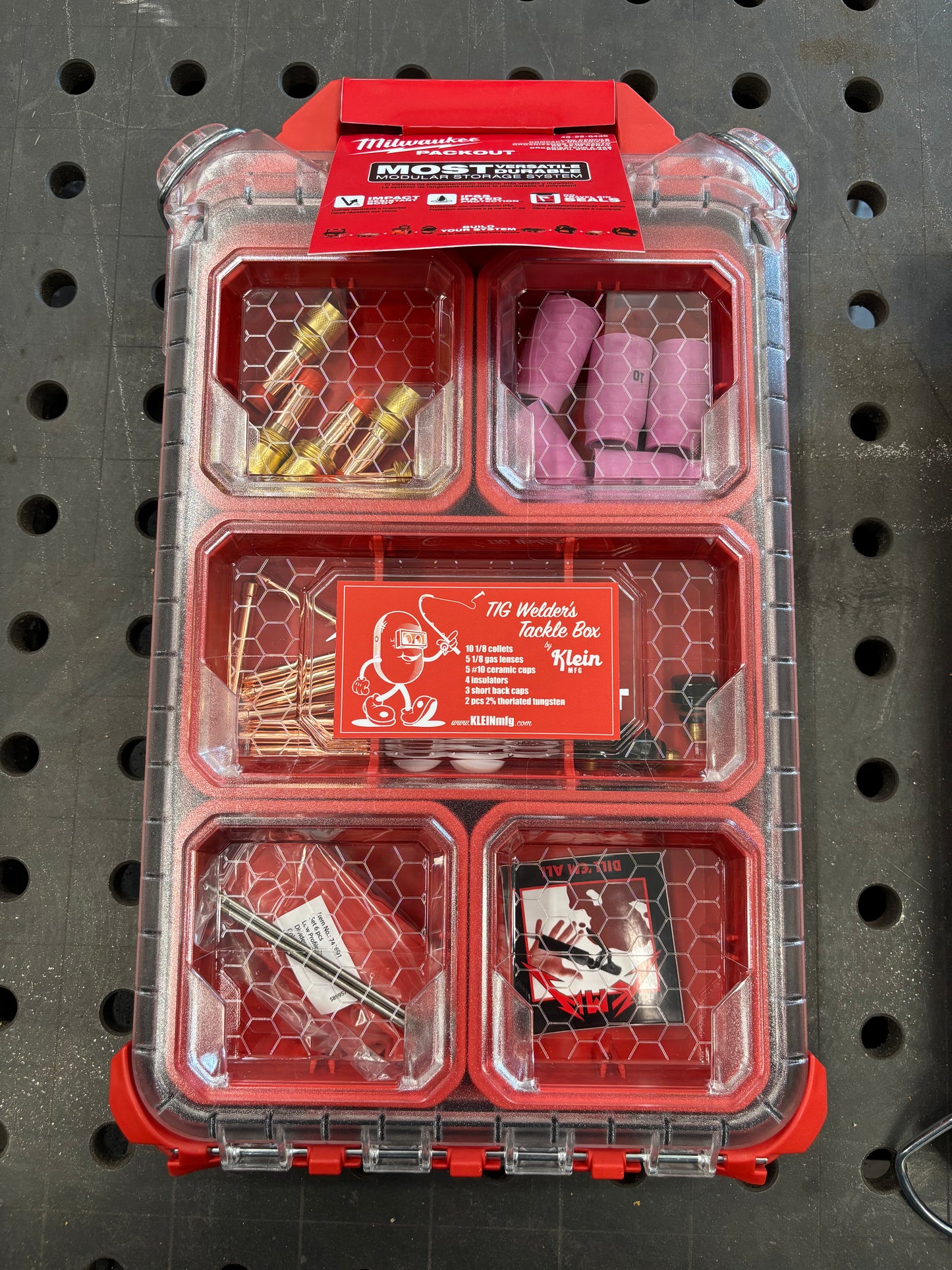 TIG Welder's Tackle Box consumables Pack-Out
